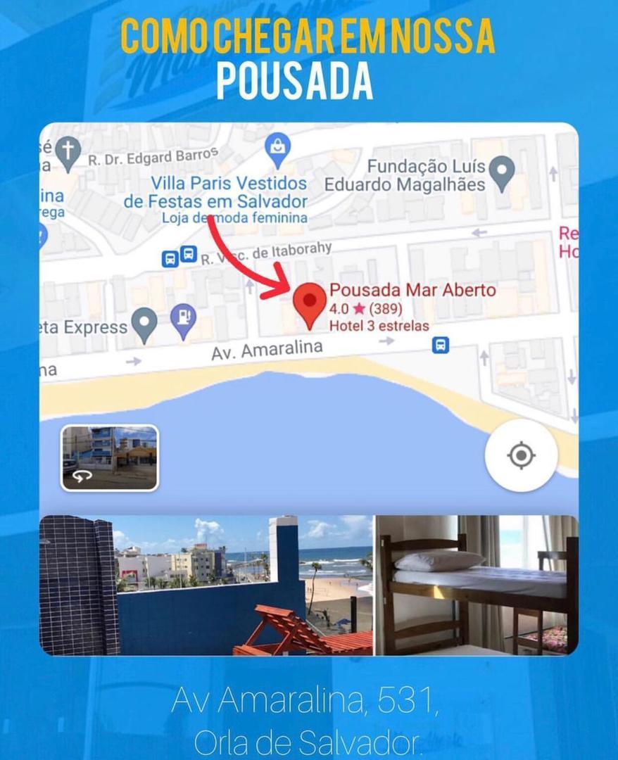 Pousada Mar Aberto Salvador Eksteriør bilde